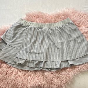 Lija Golf Tennis Silver Gray Skort Skirt Shorts Sz XL